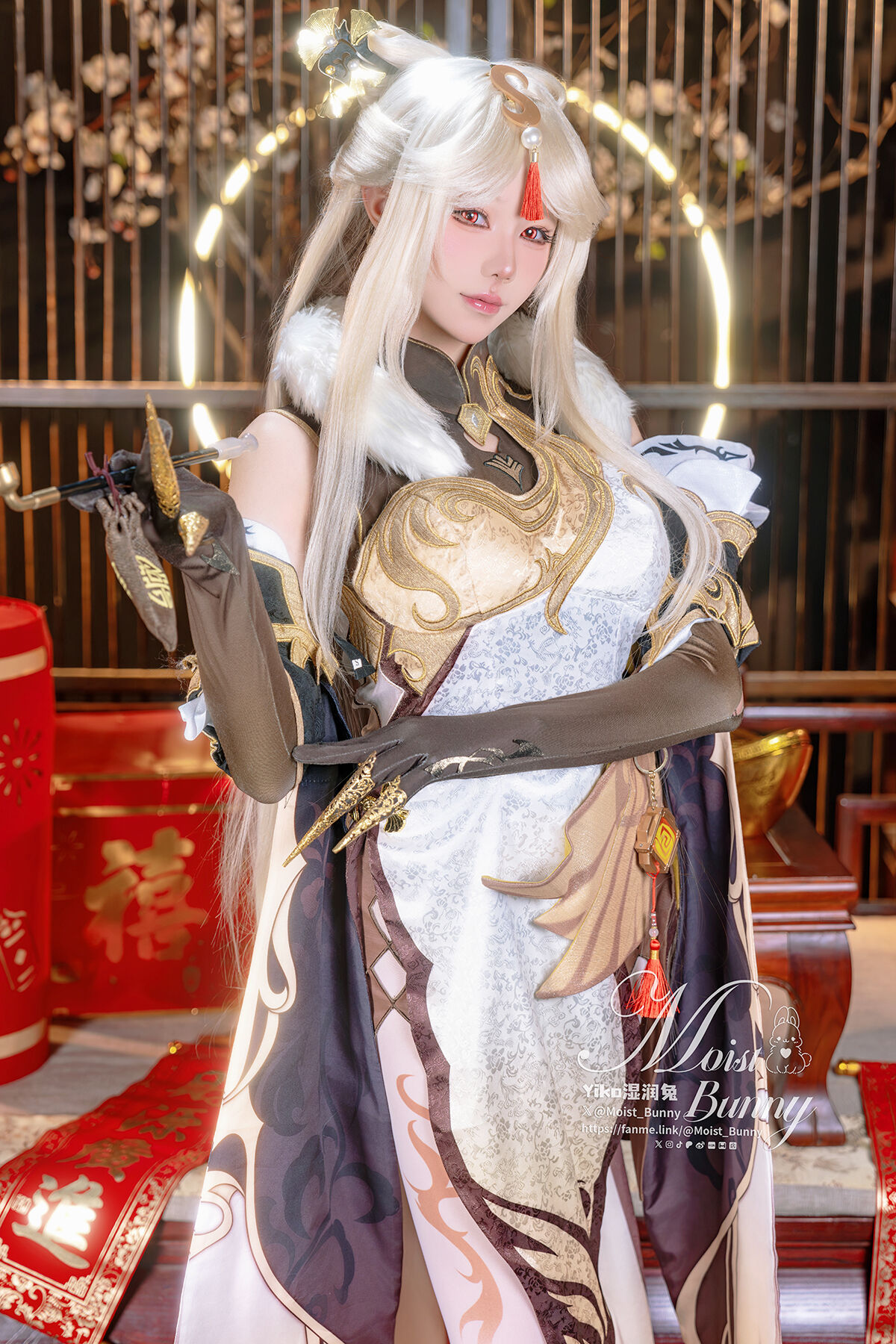 Coser@黏黏团子兔 - 金蛇来财 凝光贺岁 Good Night Kiss 第1张图