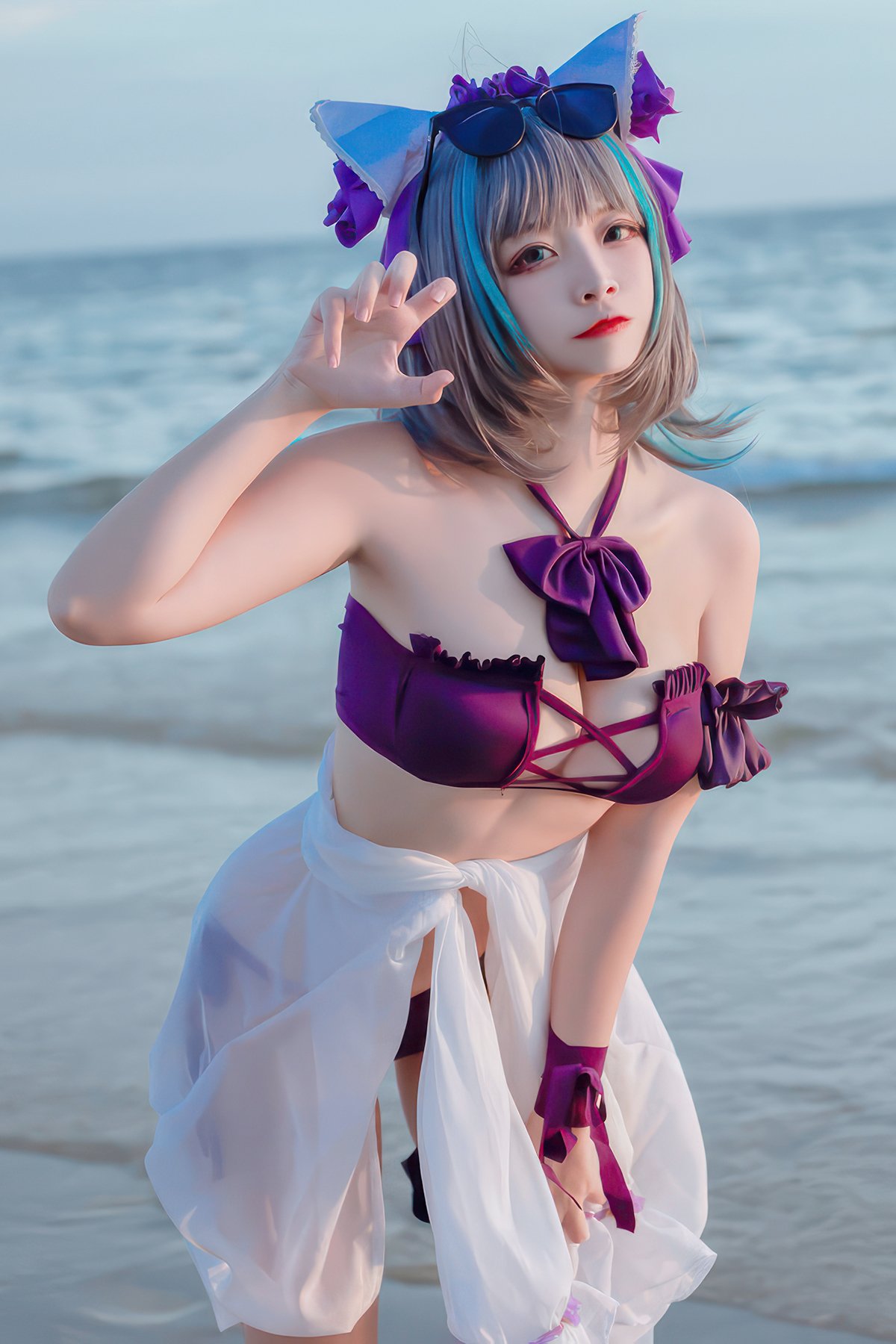 Coser@二佐Nisa - 碧蓝航线-柴郡泳装 (31P) 第1张图