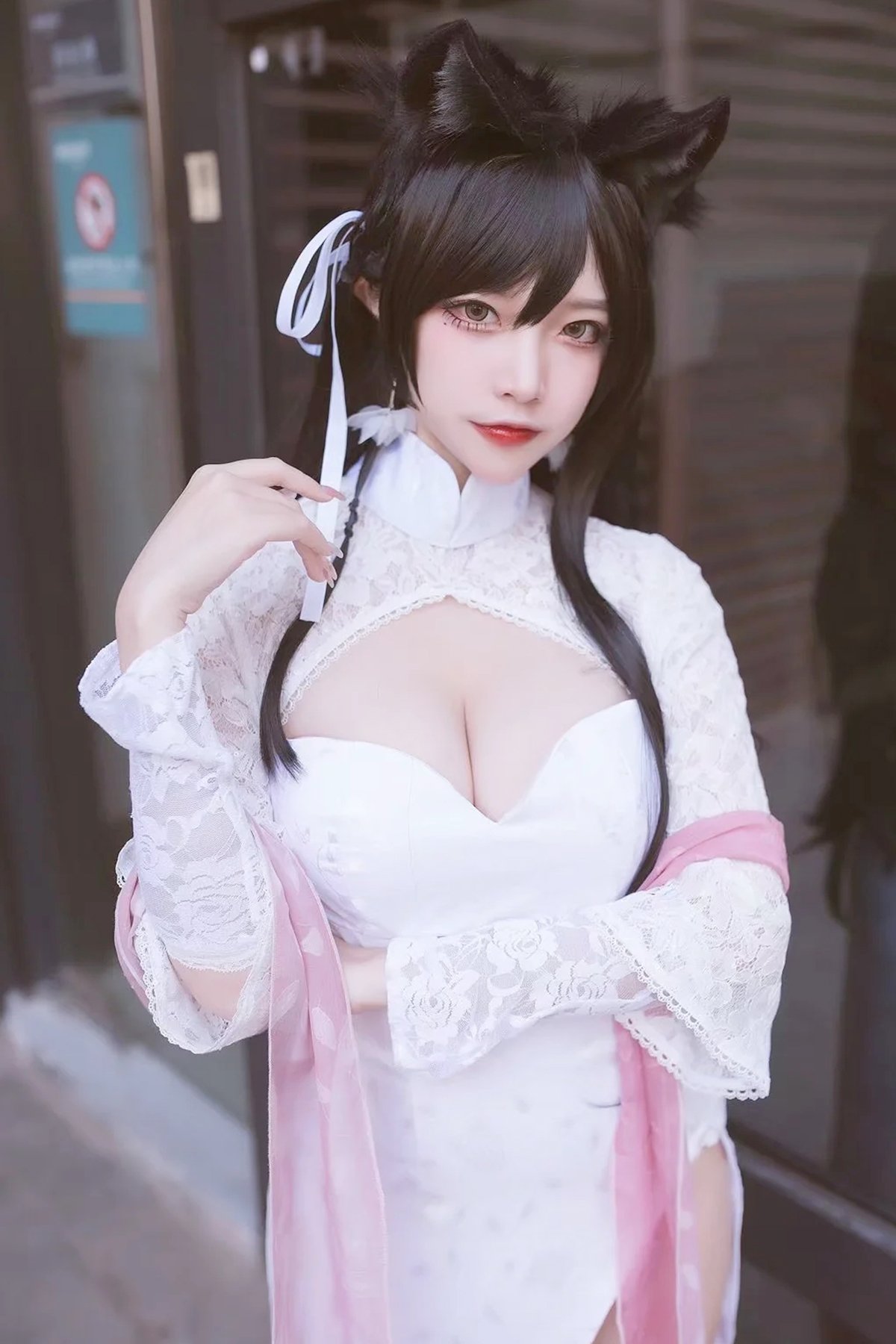 Coser@二佐Nisa - 碧蓝航线 爱宕旗袍 (19P) 第1张图