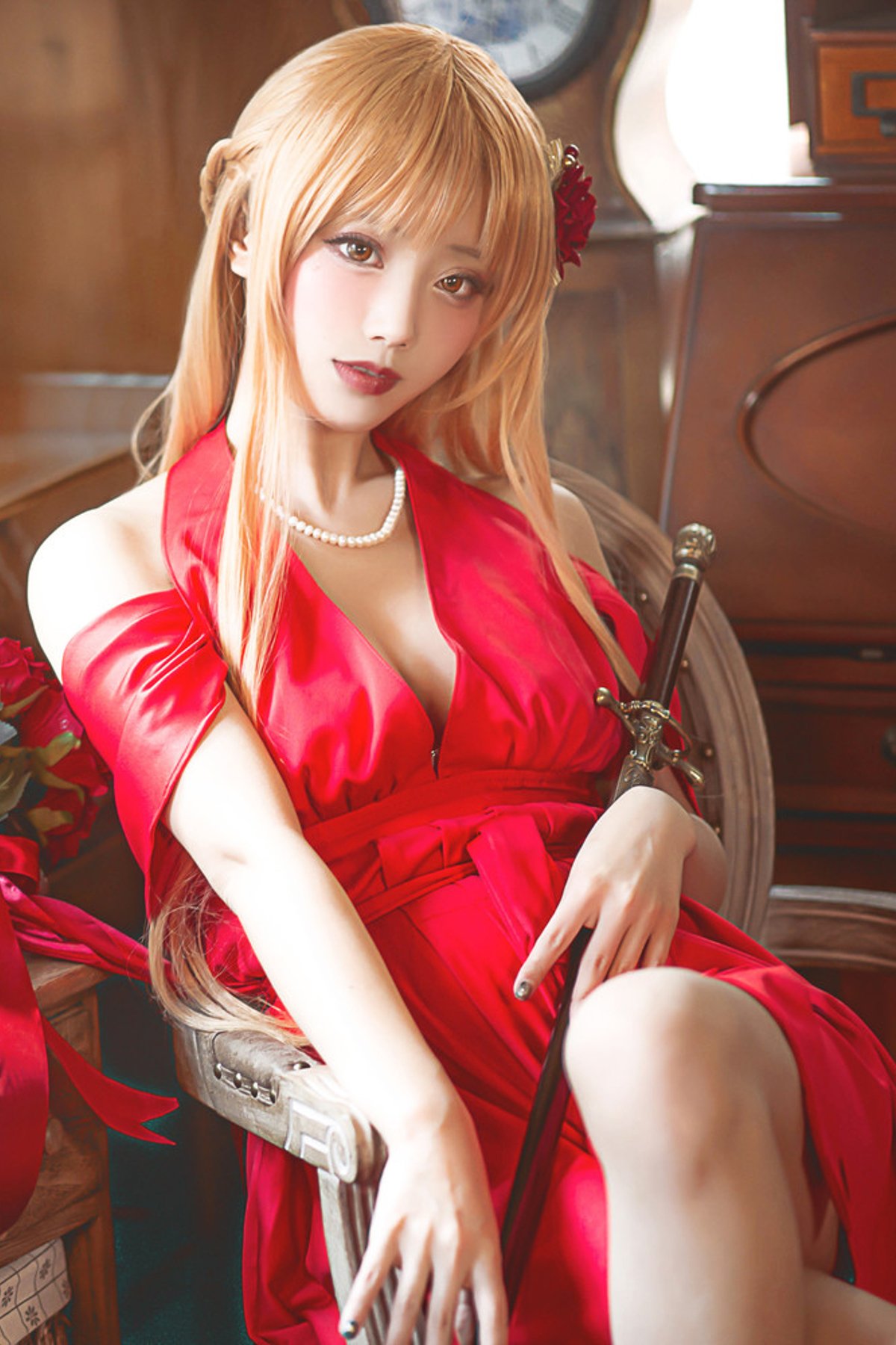Coser@切切Celia - 刀剑神域 亚丝娜礼服 (29P) 第1张图