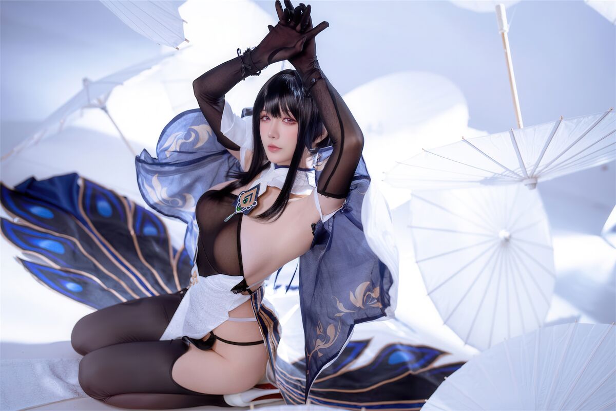Coser@星之迟迟Hoshilily - Azur Lane Chen Hai 碧蓝航线 镇海改 (45P) 第2张图