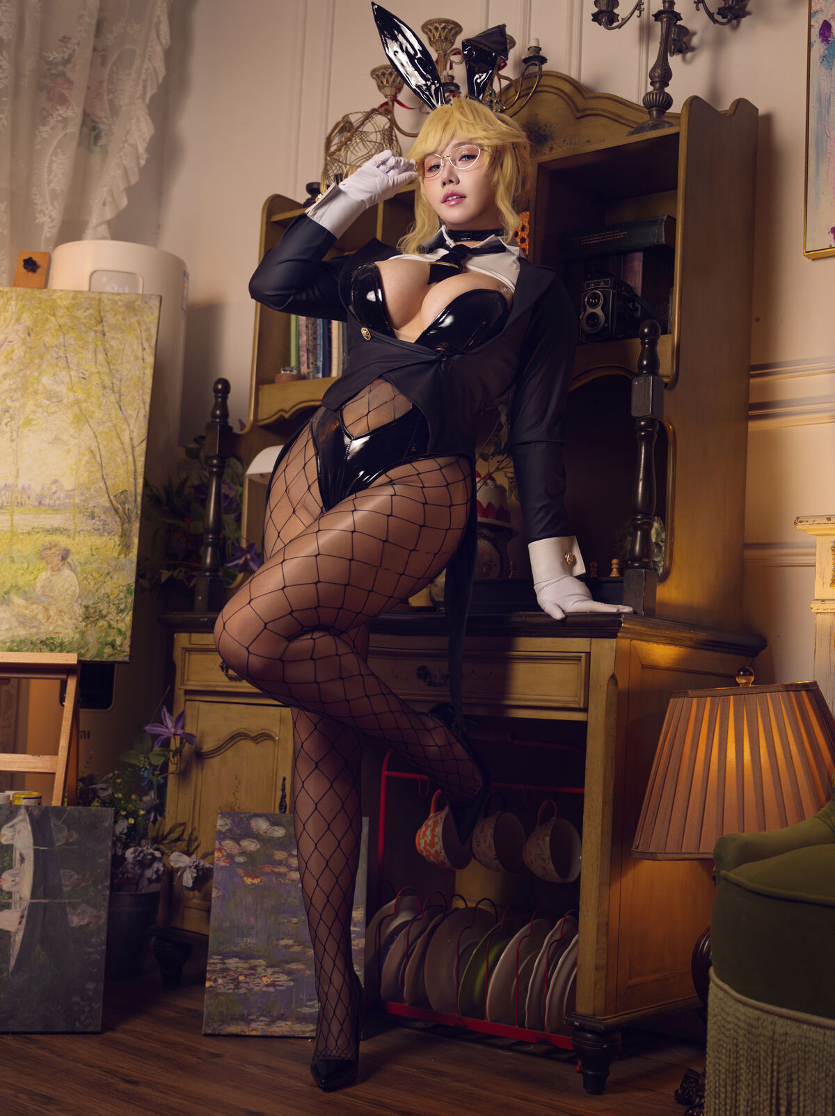 Coser@麻花麻花酱 - 胜利女神 妮姬 爱德 兔女郎 (34P - 2V) 第3张图
