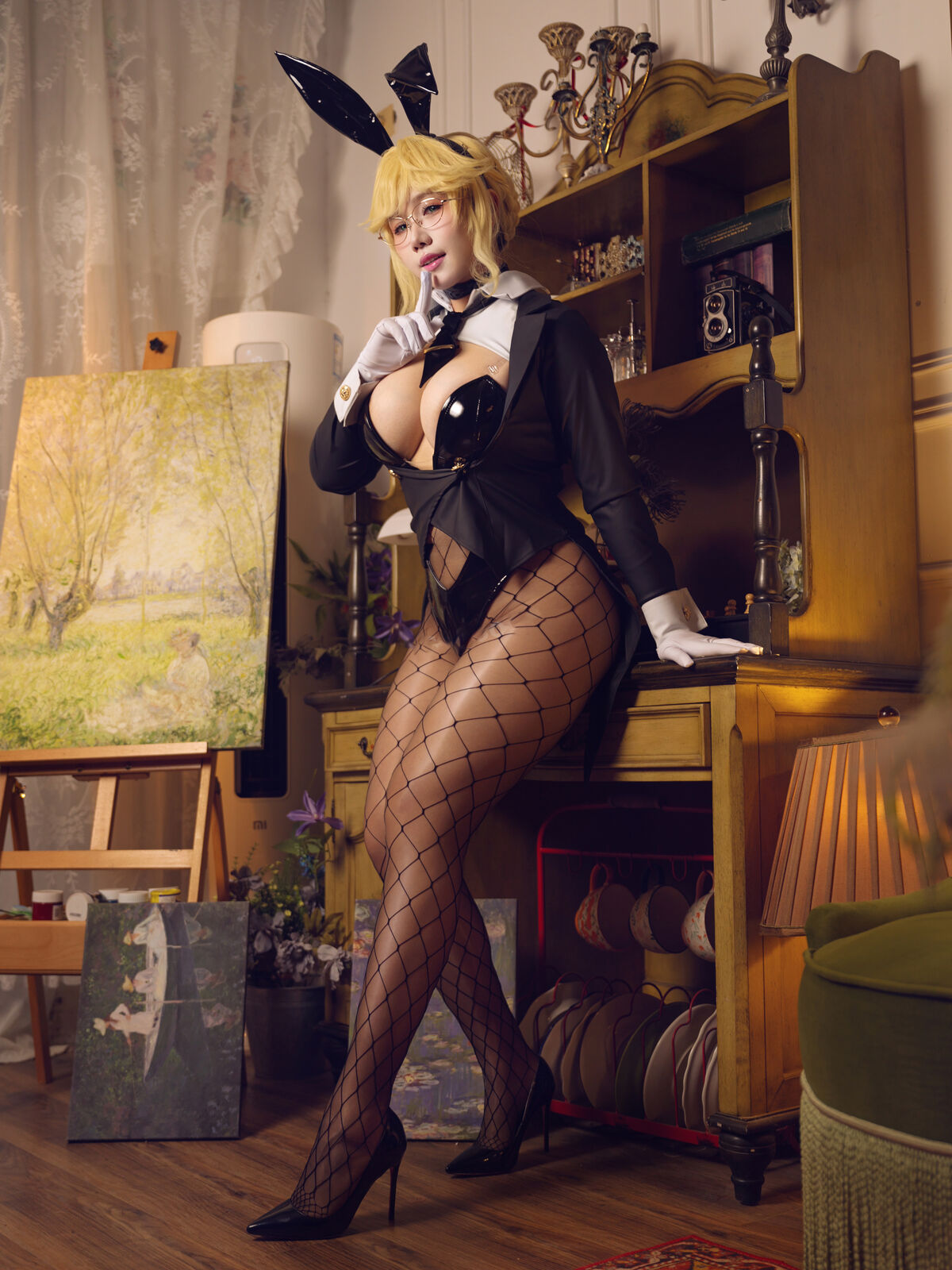 Coser@麻花麻花酱 - 胜利女神 妮姬 爱德 兔女郎 (34P - 2V) 第4张图