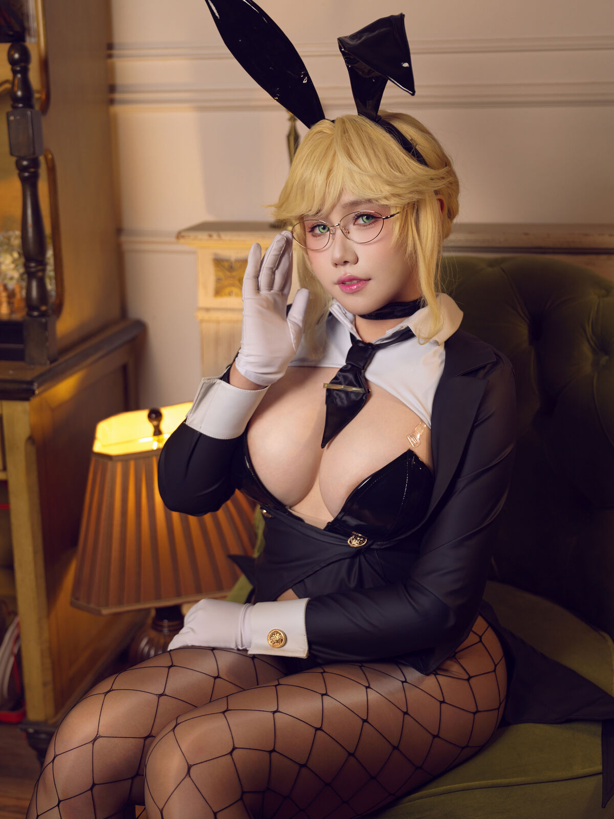 Coser@麻花麻花酱 - 胜利女神 妮姬 爱德 兔女郎 (34P - 2V) 第15张图